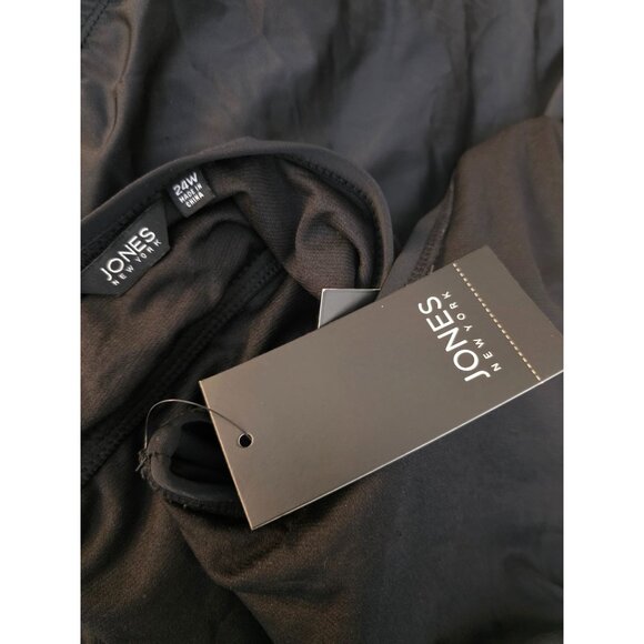 Jones New York NWT Slimming One Piece Halter Swimsuit Power Mesh Padded Plus 24W - Picture 4 of 6